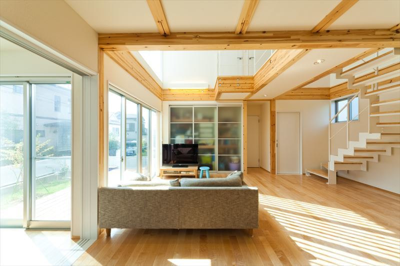 開放的なリビング空間