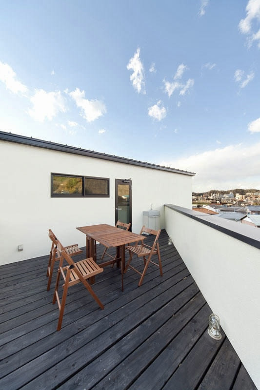 屋上ルーフバルコニー